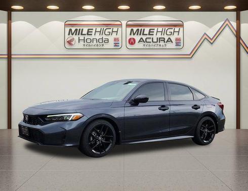 Meteorite Gray Metallic 2026 Honda Civic Sport