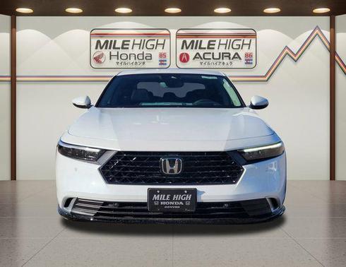 White Pearl 2025 Honda Accord Hybrid Touring
