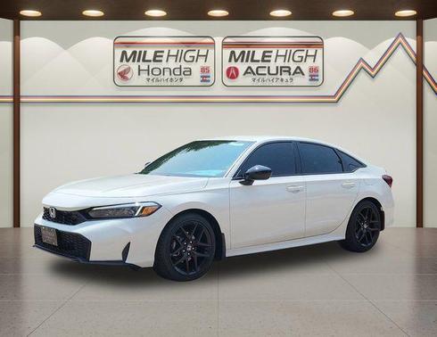 White Pearl 2026 Honda Civic Sport
