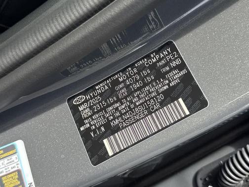 2025 Hyundai ELANTRA HEV Limited