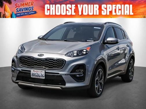 Steel Gray 2020 Kia Sportage SX Turbo