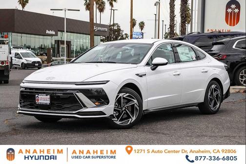 Serenity White 2026 Hyundai SONATA SEL