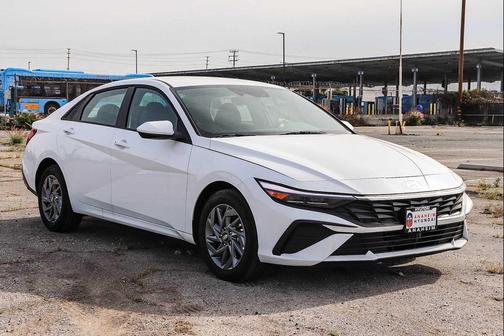 Serenity White 2026 Hyundai ELANTRA HEV Blue