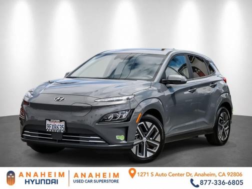 Galactic Gray 2023 Hyundai KONA EV Limited