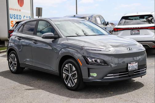 Galactic Gray 2023 Hyundai KONA EV Limited