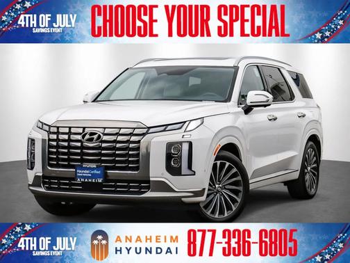Hyper White 2024 Hyundai PALISADE Calligraphy