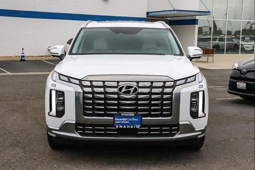 Hyper White 2024 Hyundai PALISADE Calligraphy