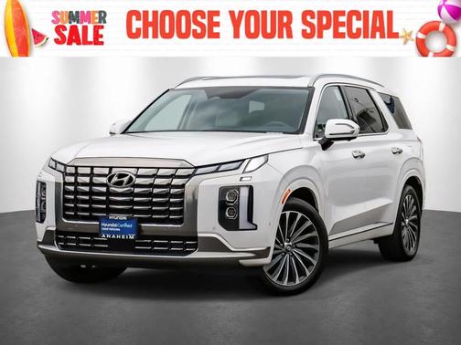 Hyper White 2024 Hyundai PALISADE Calligraphy