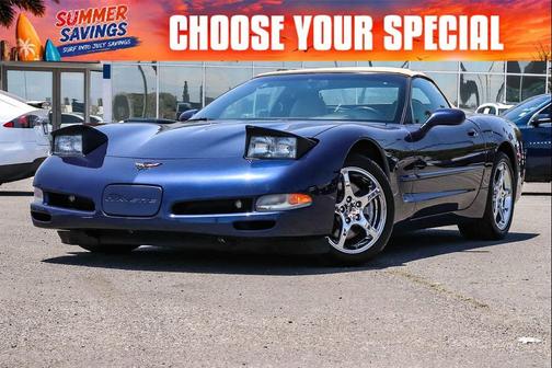 Navy Blue Metallic 2001 Chevrolet Corvette Base