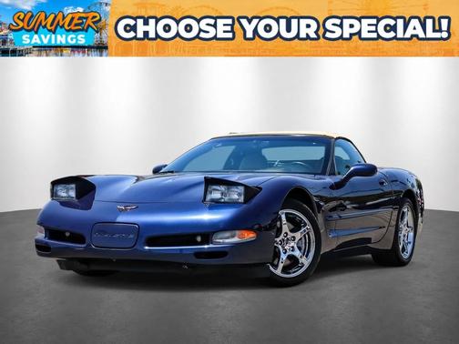 Navy Blue Metallic 2001 Chevrolet Corvette Base