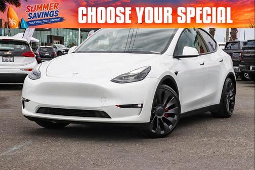 White 2023 Tesla Model Y Performance Dual Motor All-Wheel Drive