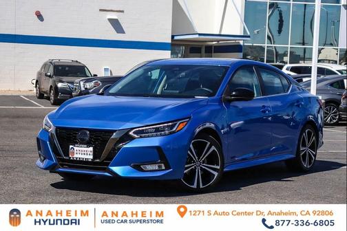 Electric Blue Metallic 2021 Nissan Sentra SR