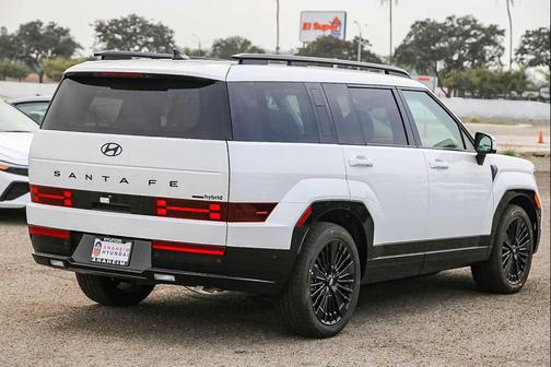 Serenity White 2026 Hyundai SANTA FE HEV Calligraphy