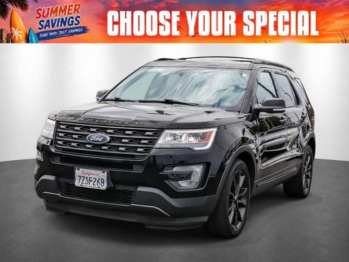 Shadow Black 2017 Ford Explorer XLT