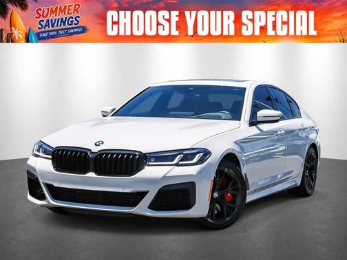 Alpine White 2023 BMW 540 i