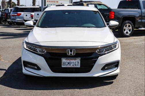 White 2018 Honda Accord Sport