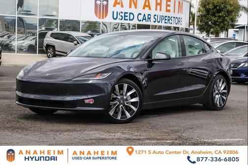 Gray 2024 Tesla Model 3 Standard Range