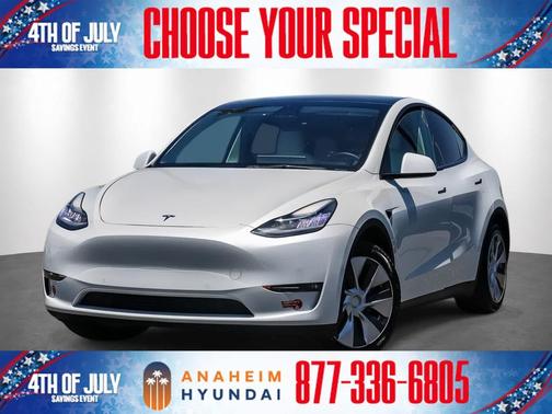 White 2021 Tesla Model Y Long Range Dual Motor All-Wheel Drive