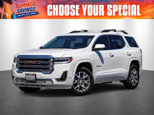 Summit White 2020 GMC Acadia FWD SLT