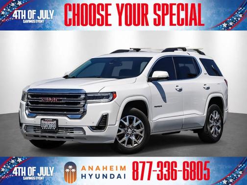 Summit White 2020 GMC Acadia FWD SLT