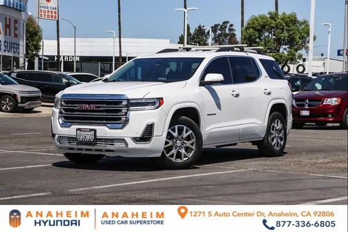 Summit White 2020 GMC Acadia FWD SLT