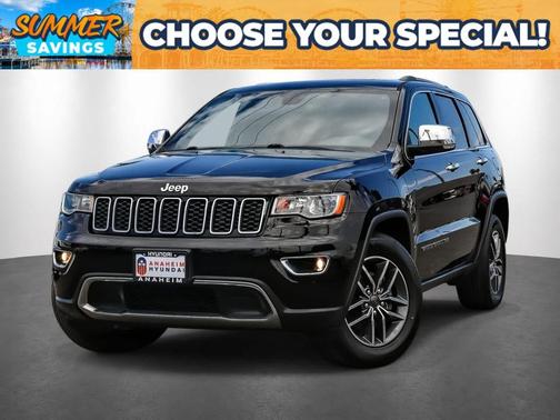 Diamond Black Crystal Pearlcoat 2019 Jeep Grand Cherokee Limited