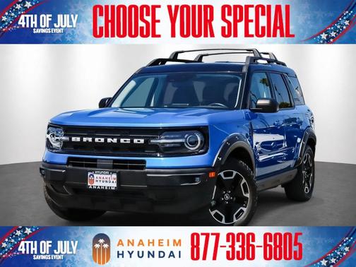 Velocity Blue Metallic 2022 Ford Bronco Sport Outer Banks