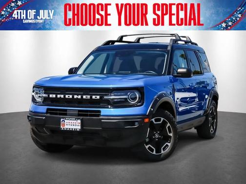 Velocity Blue Metallic 2022 Ford Bronco Sport Outer Banks
