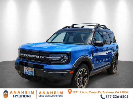 Velocity Blue Metallic 2022 Ford Bronco Sport Outer Banks