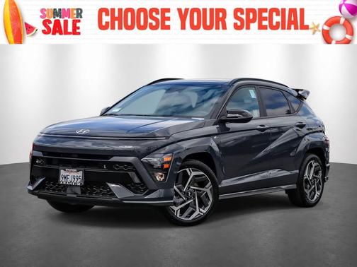 Ecotronic Gray Pearl w/Black Roof 2024 Hyundai KONA N Line