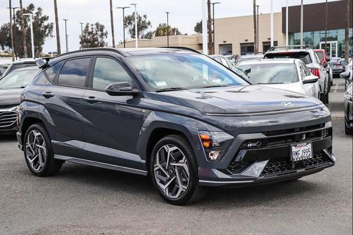 Ecotronic Gray Pearl w/Black Roof 2024 Hyundai KONA N Line