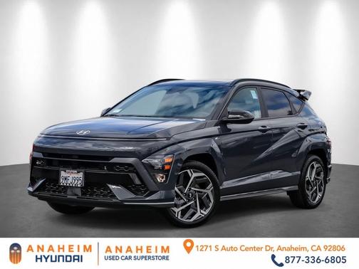 Ecotronic Gray Pearl w/Black Roof 2024 Hyundai KONA N Line