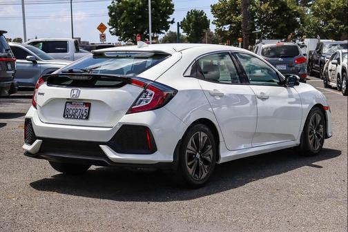White 2018 Honda Civic EX