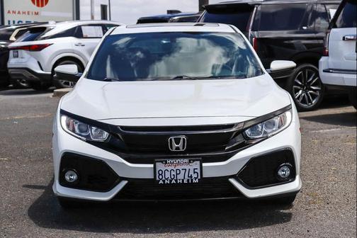 White 2018 Honda Civic EX