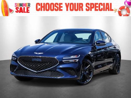 Capri Blue 2023 Genesis G70 3.3T RWD