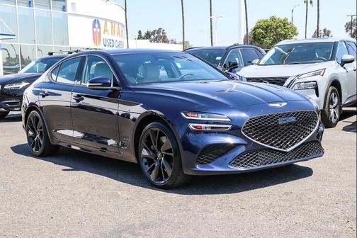 Capri Blue 2023 Genesis G70 3.3T RWD