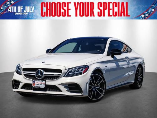 Polar White 2021 Mercedes-Benz AMG C 43 4MATIC