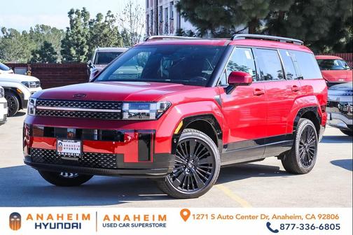 Ultimate Red 2026 Hyundai SANTA FE HEV Calligraphy