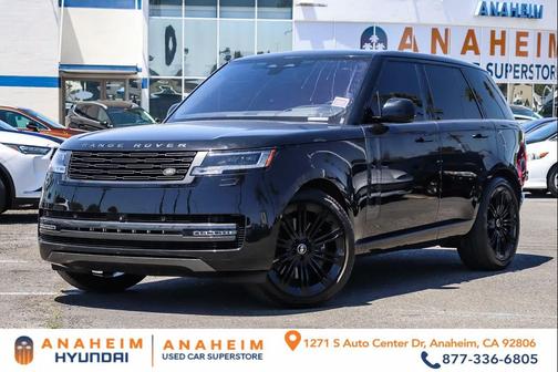 Black 2023 Land Rover Range Rover P530 SE