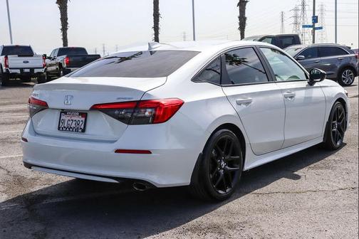 Platinum White Pearl 2024 Honda Civic Sport