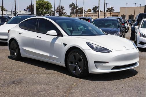 White 2021 Tesla Model 3 Standard Range Plus