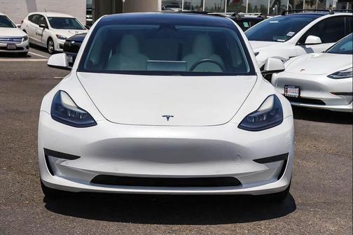 White 2021 Tesla Model 3 Standard Range Plus