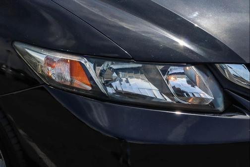 Black 2015 Honda Civic LX