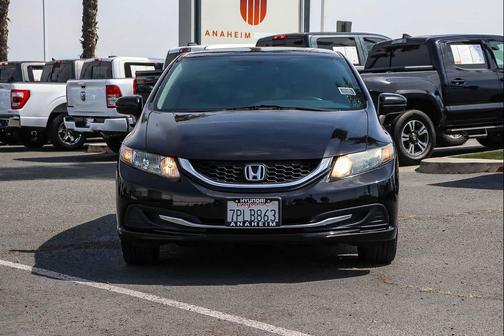 Black 2015 Honda Civic LX