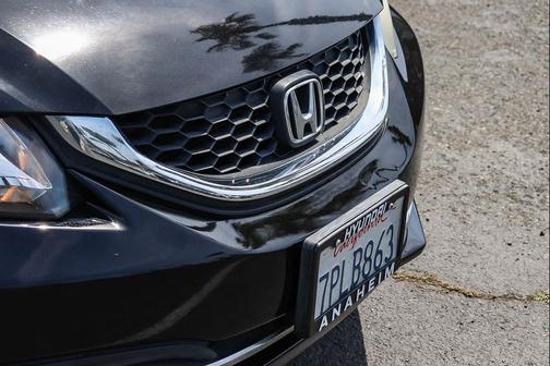 Black 2015 Honda Civic LX