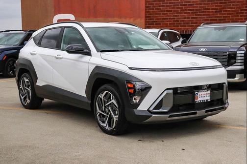 Atlas White 2026 Hyundai KONA SEL Premium