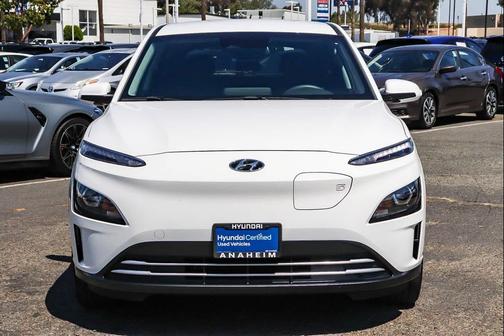 Lunar White 2023 Hyundai KONA EV SE