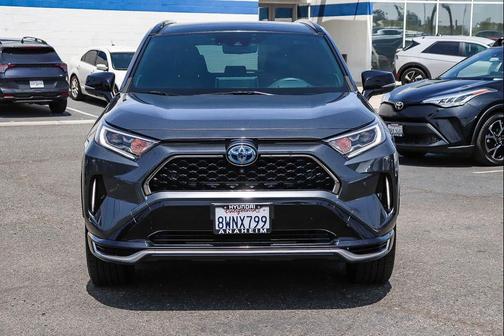 Magnetic Gray Metallic w/Midnight Black Roof 2021 Toyota RAV4 Prime XSE