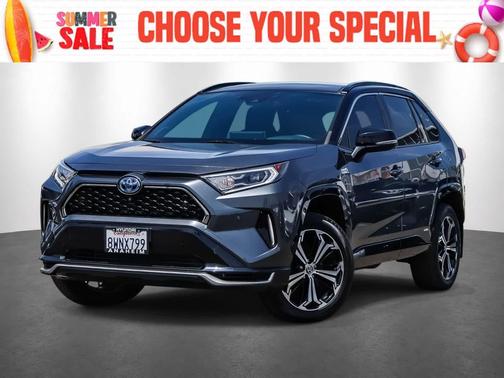 Magnetic Gray Metallic w/Midnight Black Roof 2021 Toyota RAV4 Prime XSE