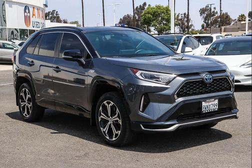 Magnetic Gray Metallic w/Midnight Black Roof 2021 Toyota RAV4 Prime XSE